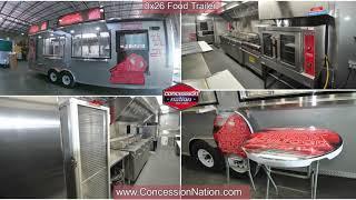 707 ENT Catering | 8x26 Concession Trailer | Concession Nation