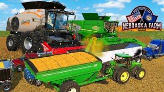 RECORD SETTING Harvest In NEBRASKA | GLEANER DEMO!!