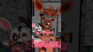 [FNAF] ORIGINAL FOXY BEATS UP MANGLE #videogamecharacter #fnaf #edit