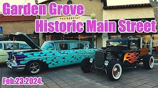 Classic Car Show Historic Main Street, Garden Grove, California, (Feb.23.2024.)