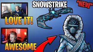 Tfue & Streamers React to *NEW* SNOWSTRIKE Skin & FROZEN BUNDLE