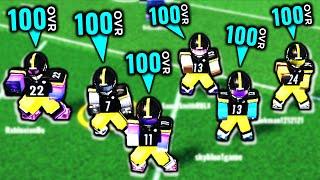 The 100 OVERALL Dream Team in NFL Universe Football!