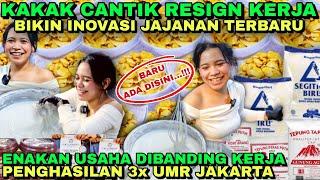 KAKAK CANTIK BIKIN INOVASI JAJANAN TERBARU ‼️PENGHASILAN 3 KALI UMR JAKARTA ‼️JAJANAN VIRAL 2024‼️