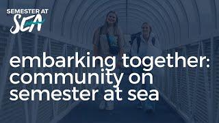 Semester at Sea Students Light Up with New Connections | Fall 2024 Embarkation Day