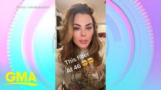 TikTok filters evoke nostalgia and controversy l GMA