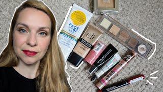 New to me  DRUGSTORE  makeup/ Elf Soft Glam foundation on 40+ skin / affordable  makeup