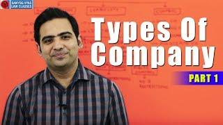 Types Of Company Part 1 by Advocate Sanyog Vyas