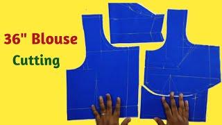 36 inch blouse cutting | Tailoring classes for beginners| #sewing | #diy | #sew | Tharani sewing