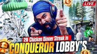 BGMI LIVE : CONQUEROR 100 + 11KD | GTXPREET PUBG LIVE