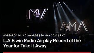 Radio Airplay Record of the Year winner: L.A.B - Take It Away | AMA2024