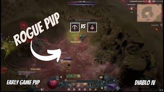 Rogue vs Sorcerer 1v1 - early game PvP [[DIABLO 4]]