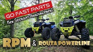 RPM and Routa Powerline for WIN New Sponsors, New Parts, New Testing (Polaris Scrambler Exhaust)