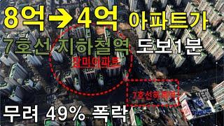 7호선 초역세권 아파트 -  49% 폭락 서울 아파트 [부동산 실거래]