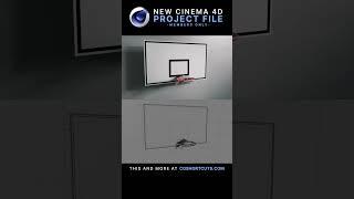 Cinema 4D Basketball Hoop Dynamics