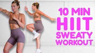 10 MIN KILLER HIIT Full Body Workout - All Standing, No Equipment, No Repeat