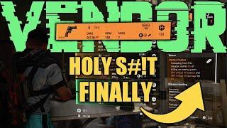 BUY TODAY RAREST DZ EXCLUSIVE ITEM - PERFECT FINISHER | 11 OCT 2022 | The Division 2 Vendor Reset