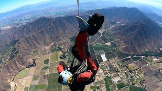 Friday Freakout: Crazy Skydive Entanglement Around Student's Foot & Instructor's Neck!