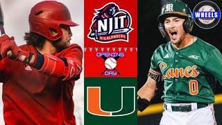 NJIT vs Miami Highlights (EXCITING GAME!) | 2024 College Baseball Highlights