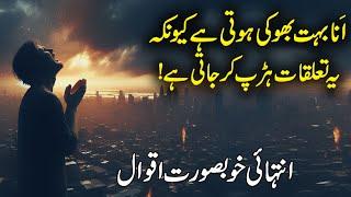 Urdu Quotes About Life | Urdu Quotes Status | Golden Words in Urdu | Zubair maqsood Voice