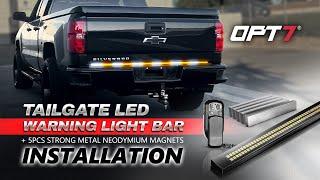 [HOW TO] Install OPT7 60" Double Row LED Tailgate Warning Light Bar – Easy Step-by-Step Guide