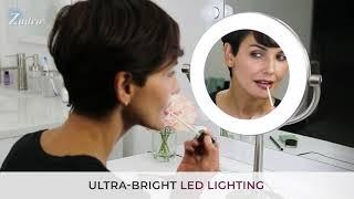 Zadro Lexington LED Lighted Vanity Mirror (Model #SLVRLT410)