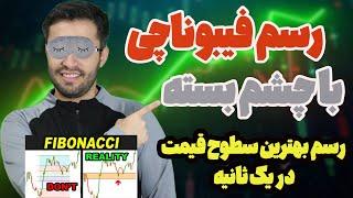 بهترین روش رسم فیبوناچی بدون خطا - اندیکاتور خودش برات می‌کشه!