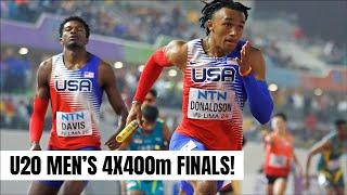 Men's 4x400m Relay FINALS - U20 World Athletics Championship Lima 2024!!