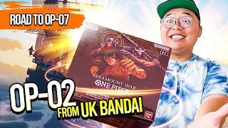 OP-02 RESTOCK from Bandai UK! Opening a One Piece TCG Booster Box of OP-02, Paramount War.