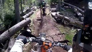 Colorado Single Track with rear view footage: Jones Creek - Dutch Creek - Hermosa Creek - Flagstaff