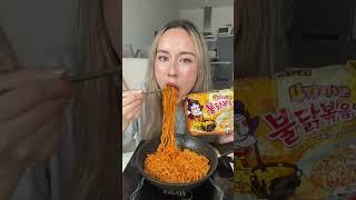 Buldak Quattro Cheese Spicy Noodles #samyang #mukbang #food