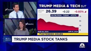 Trump Media stock tanks: Here's what investors need to know