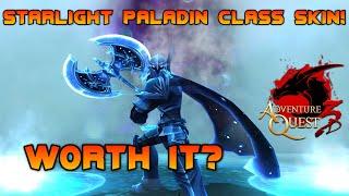 NEW Level 50 Armor Set! Starlight Paladin Class Skin! Is It Worth It? AdventureQuest 3D