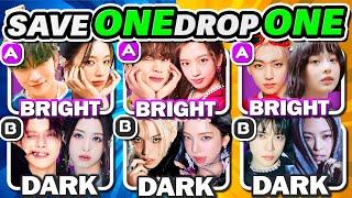 BRIGHT VS DARK: 3 Songs vs 3 Songs  Save One Drop OneKpop Quiz 2024