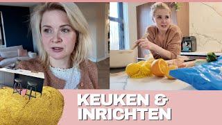 NIEUWE KEUKEN! en KLUSSEN en HUIS verder INRICHTEN | Kellycaresse VLOG