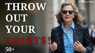 Simplify Your Style: The Only Shirts You’ll Ever Need to Stay Elegant ! Fashion Over 50 FALL 2024