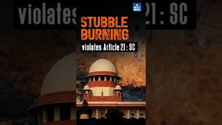 Supreme Court On Pollution | Stubble burning | UPSC Current Affairs 2024