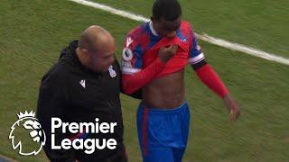 Tyrick Mitchell gets red card for dangerous tackle on Kenny Tete | Premier League | NBC Sports