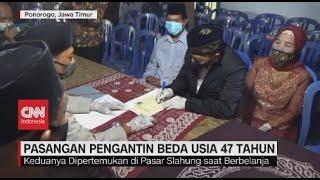 Viral Pasangan Pengantin Beda Usia 47 Tahun