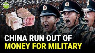 The Chinese government is out of money! Even the military and civil service start getting pay cuts.