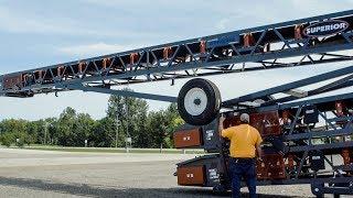 Unpacking Slide-Stac™ Stacking Conveyors From Transport to Operation Modes