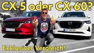 Mazda CX-5 oder CX-60? Welches SUV passt besser? Exklusiver Vergleich | Test | Review | 2022