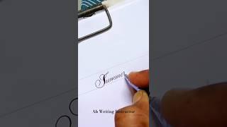 How to write Cursive writing with pointer || beautiful Cursive Writing || #shorts #cursive #writing