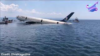 Plane sinking in the ocean!|  Aviation Mania compilation