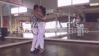 Dewa Bali & Gung is  - kizomba demo at ubud studio