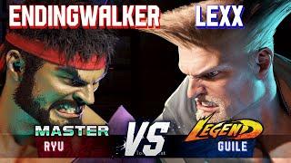 SF6 ▰ ENDINGWALKER (Ryu) vs LEXX (Guile) ▰ High Level Gameplay