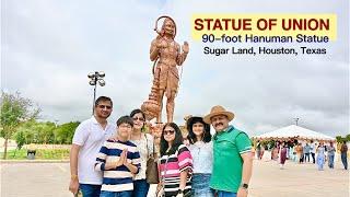 Statue of Union | a stunning 90-foot Hanuman statue at Sri Ashtalakshmi Temple Sugar Land Houston TX