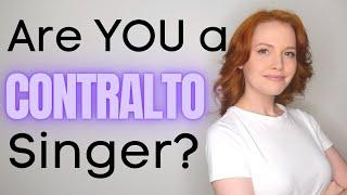 Are YOU an CONTRALTO Singer? The LOWEST Female Voice Classification Explained In Simple Terms