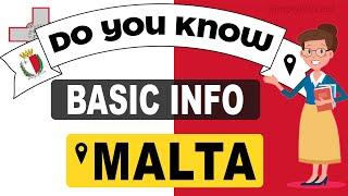 Do You Know Malta Basic Information | World Countries Information #110 - General Knowledge & Quizzes