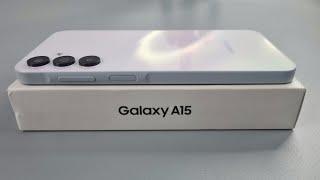 Samsung Galaxy A15(Light Blue) 6/128 Unboxing - ASMR #asmr