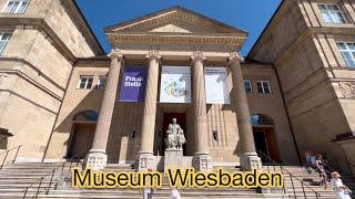 Museum in Wiesbaden, Hessen | 1080HD | Walk through of art and natural history